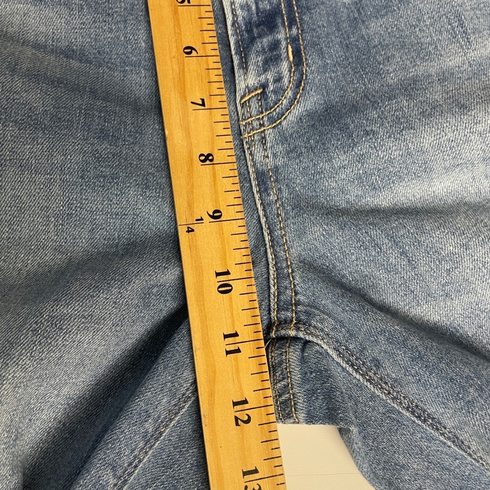 American Eagle Baggy Wide Leg Jeans Womens 2 Blue Super High-Rise Dreamy Drape - Picture 11 of 12